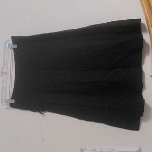 Gap black midi skirt
